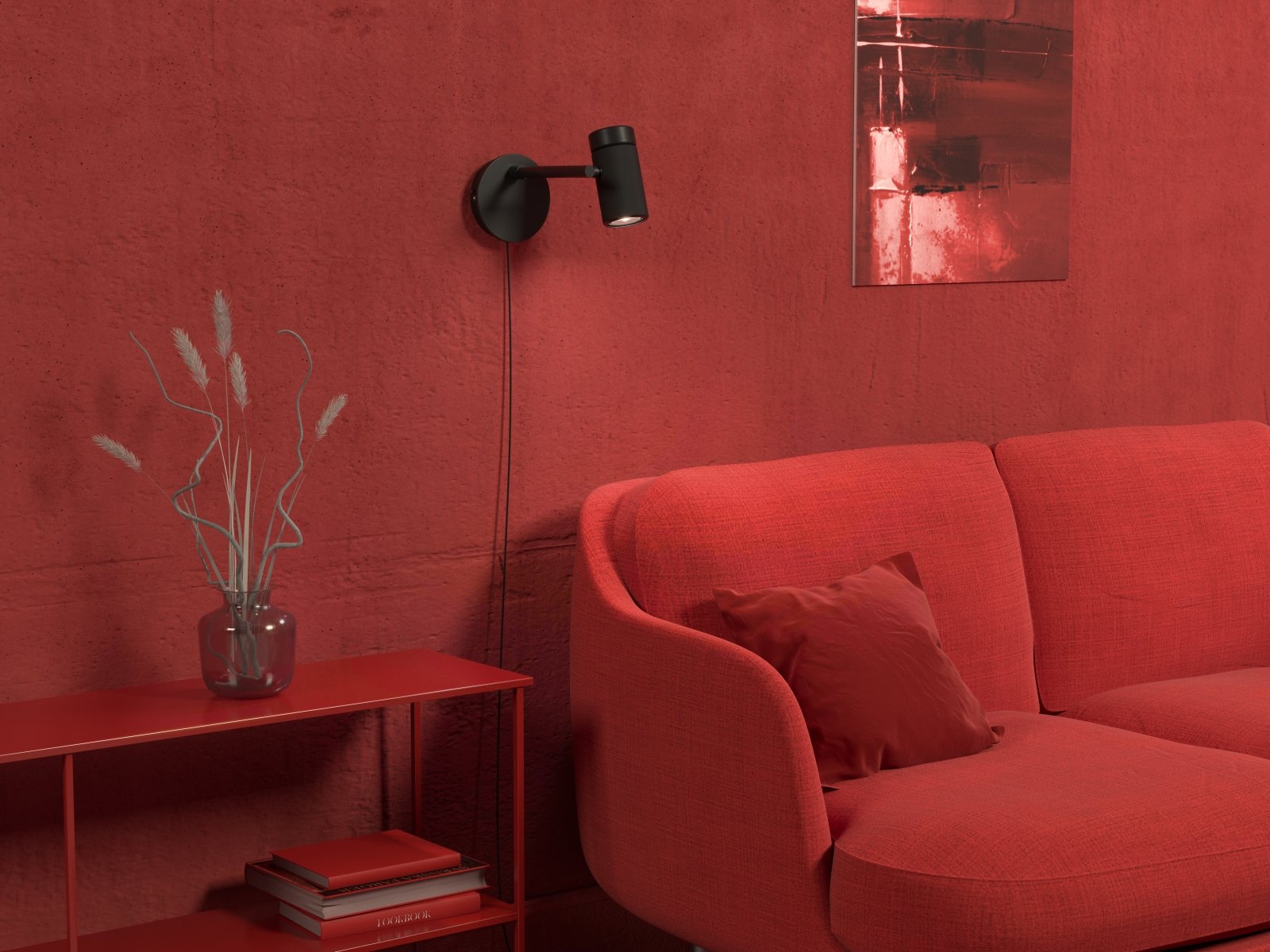 Herstal Vägglampa Holder svart - Azalea Home