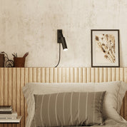 Herstal Vägglampa Pipeline flex mattsvart - Azalea Home