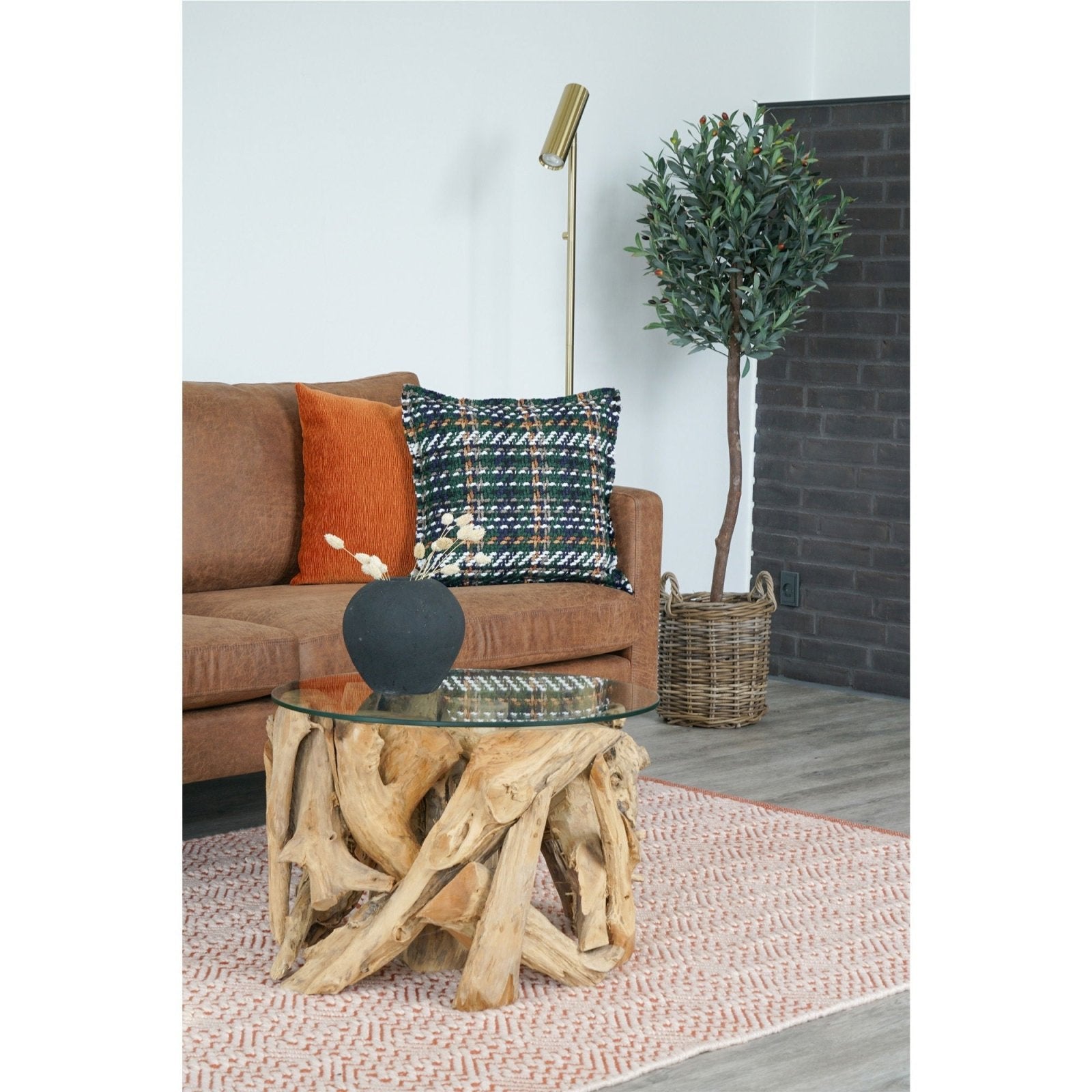 House Nordic Paris golvlampa, Mässing - Azalea Home