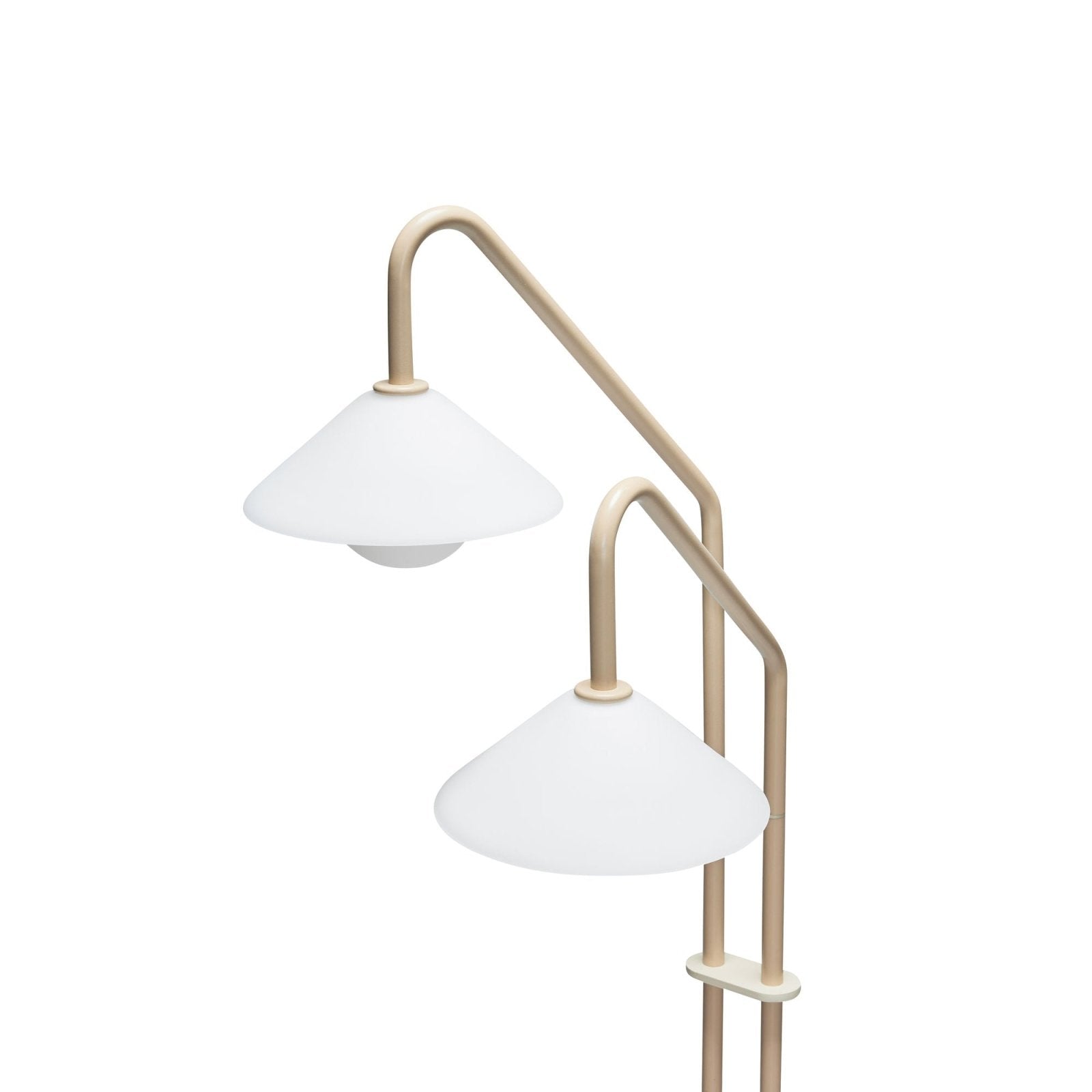 Hübsch Como Golvlampa, Beige - Azalea Home
