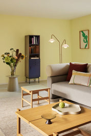 Hübsch Como Golvlampa, Beige - Azalea Home