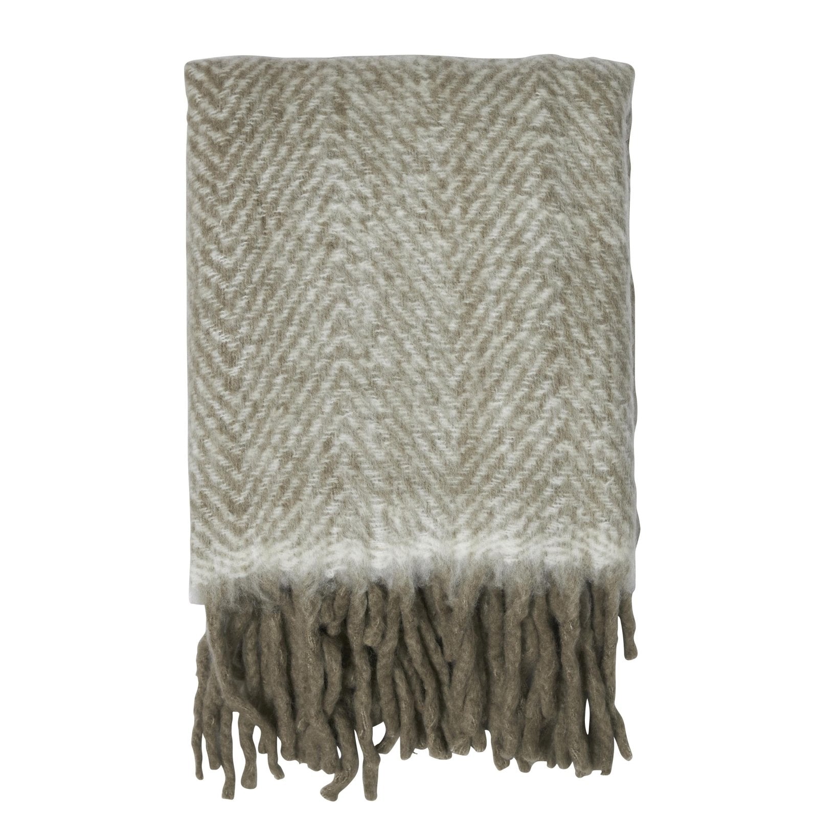 Jakobsdals Bello Pläd 130x170, Beige - Azalea Home