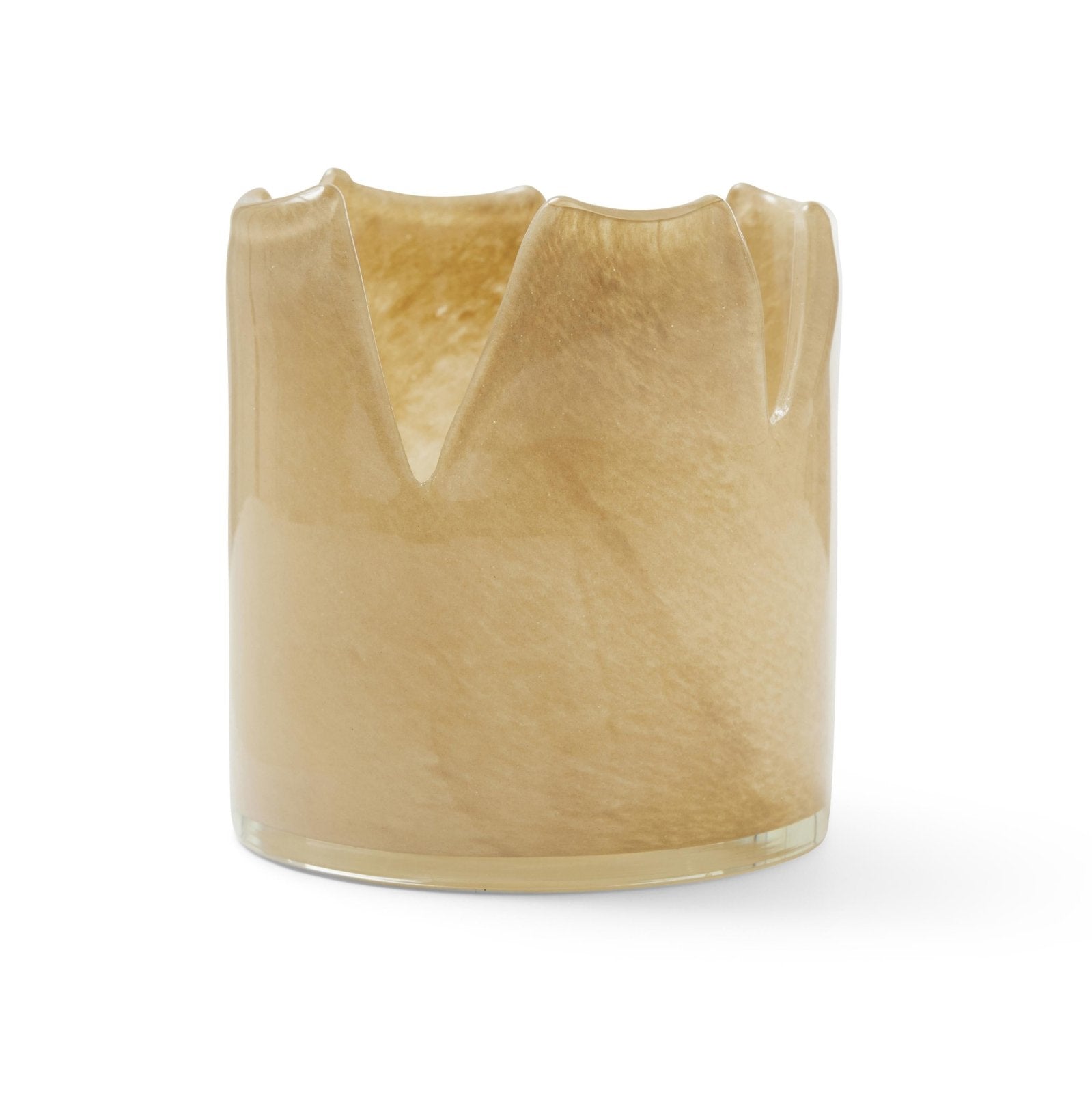 Jakobsdals Bordo Ljuslykta 10x10x10, Guld - Azalea Home