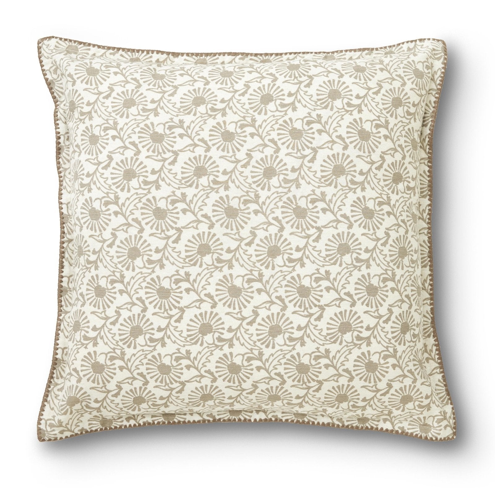 Jakobsdals Fiori Kuddfodral 50x50, Beige - Azalea Home