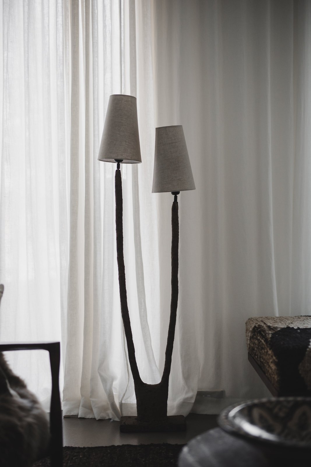 Jakobsdals Fungu L Lampa 30x12x156, Brun - Azalea Home