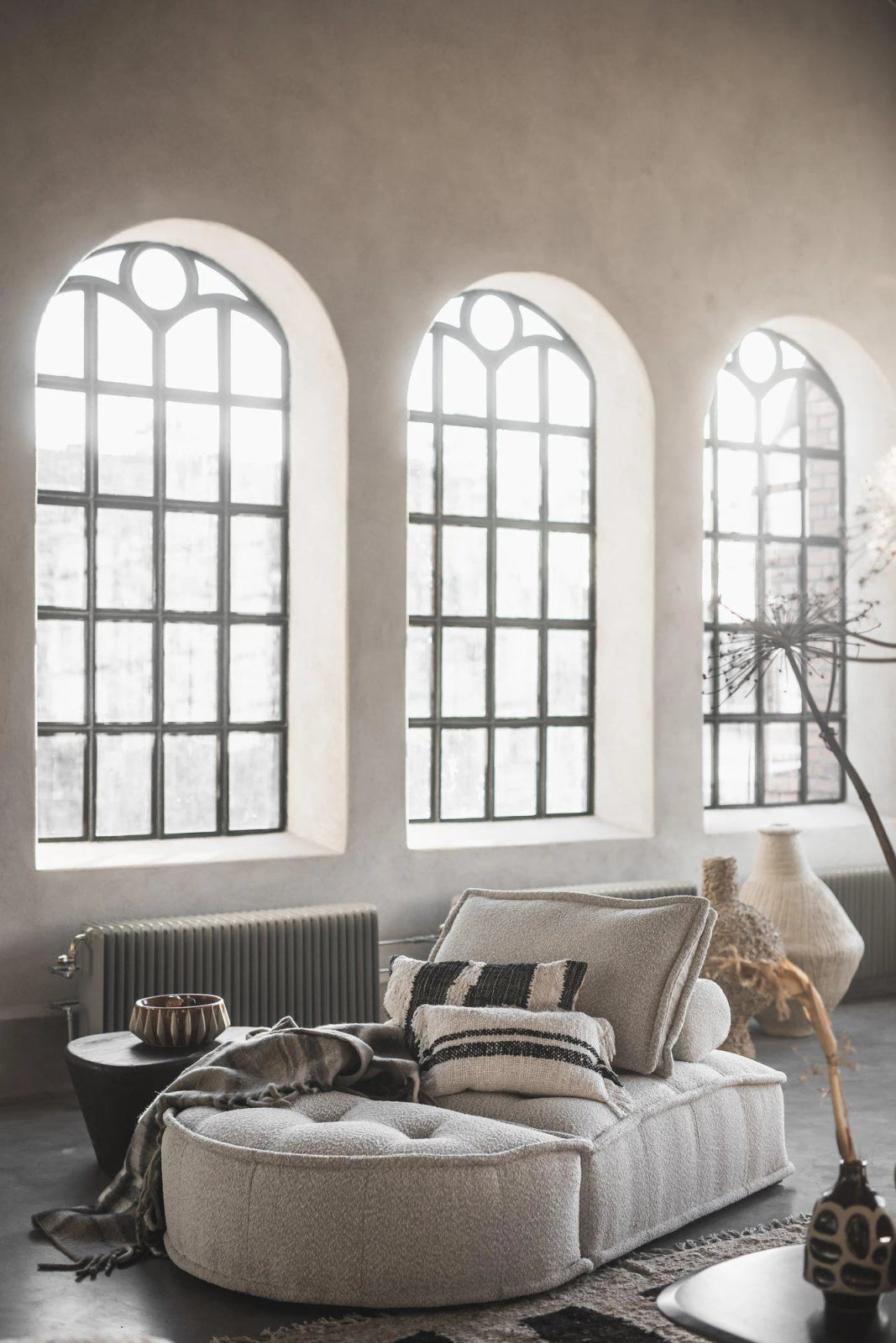 Jakobsdals Haven Sittpuff, Grå - Azalea Home