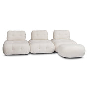 Jakobsdals Meadow Sittpuff, Vit - Azalea Home