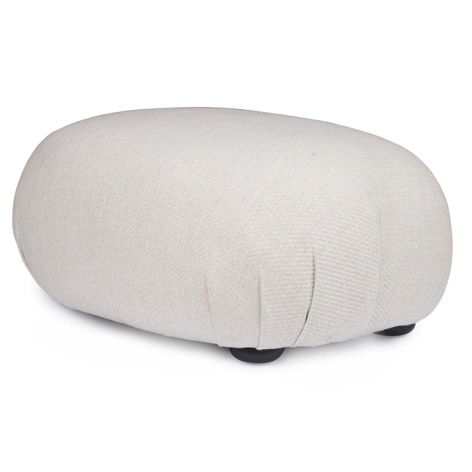 Jakobsdals Meadow Sittpuff, Vit - Azalea Home