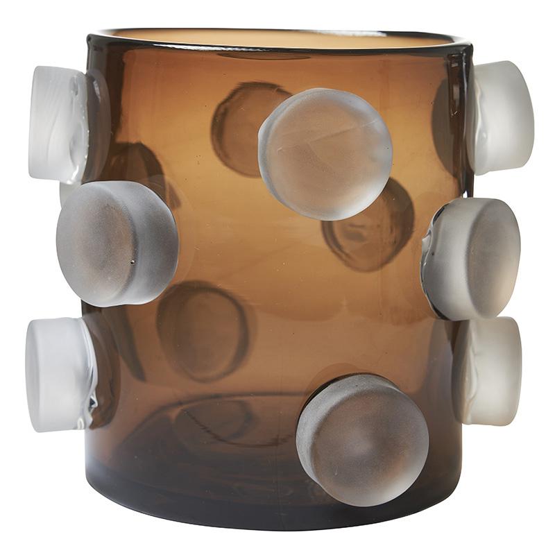 Jakobsdals Stellar round Vas, Brun - Azalea Home