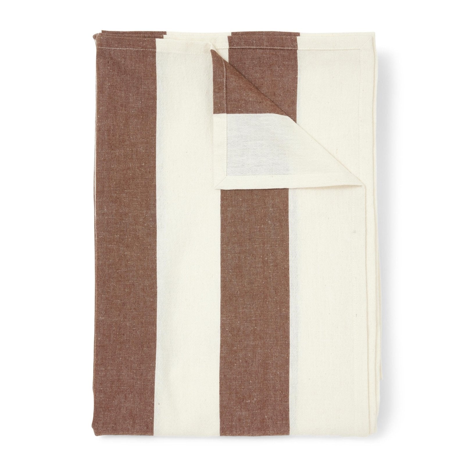 Jakobsdals Striato Duk 140x260, Brun - Azalea Home