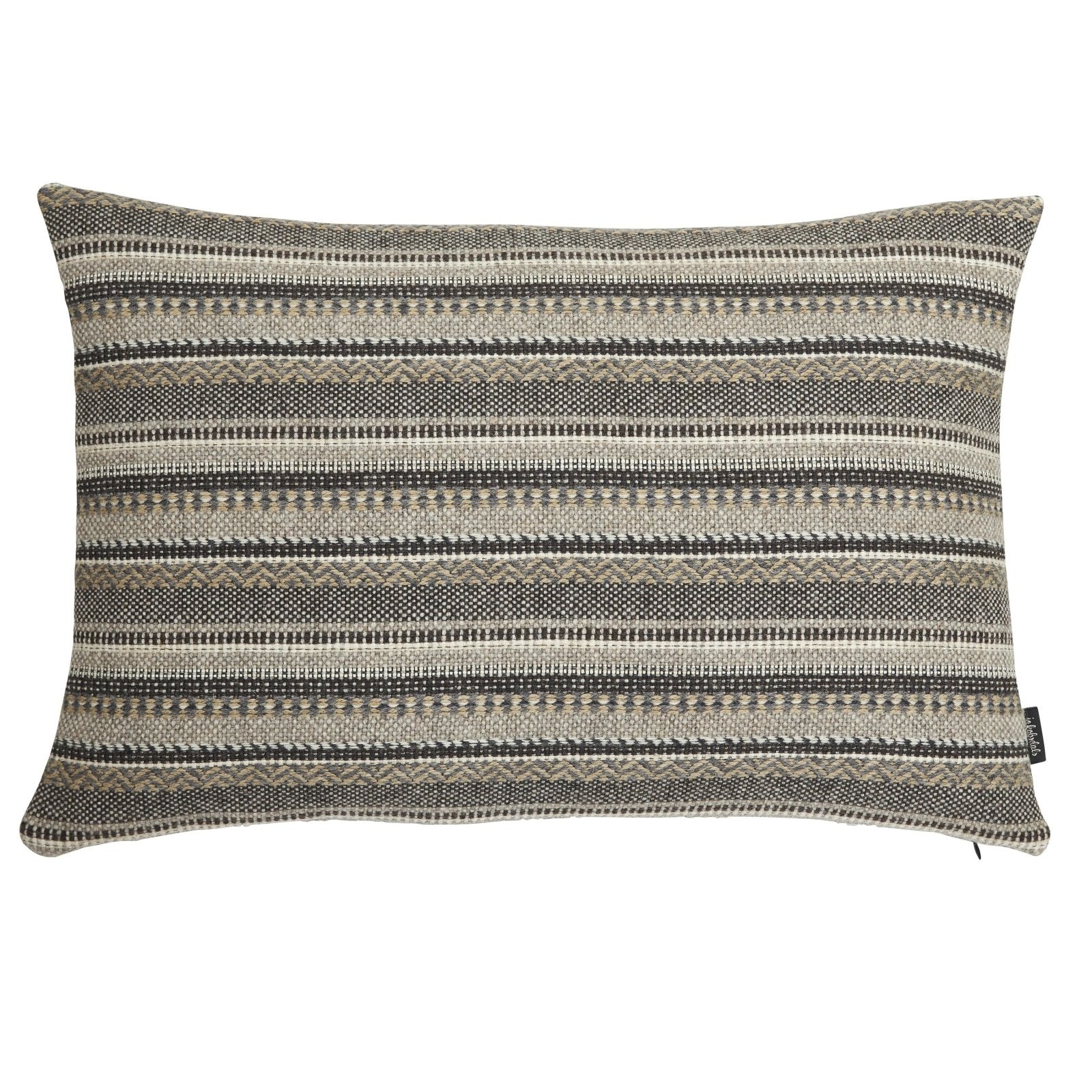 Jakobsdals Veggli stripe Kuddfodral 40x60, Grå - Azalea Home