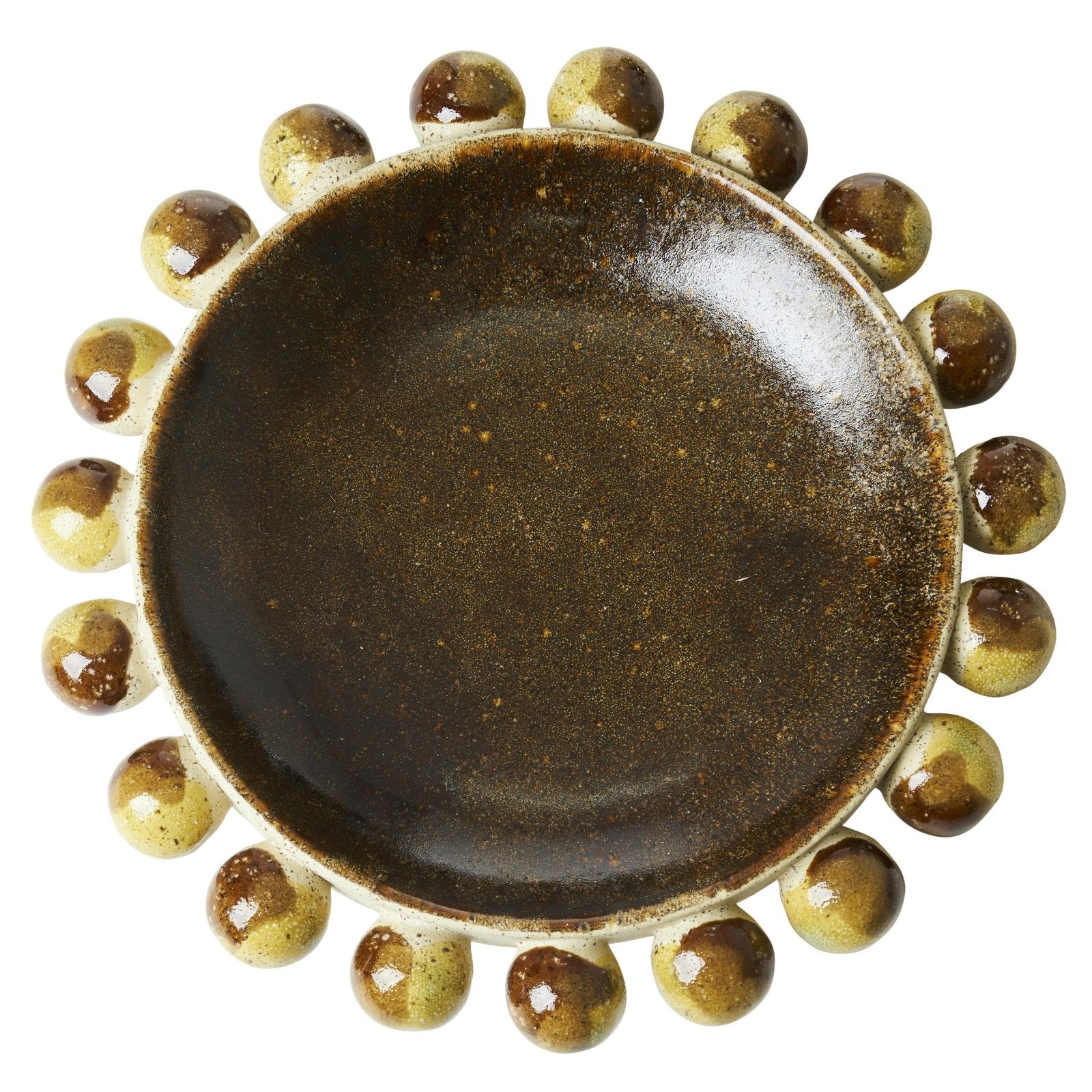 Jakobsdals Zaeli Skål 30,2x30,2x7, Brun - Azalea Home