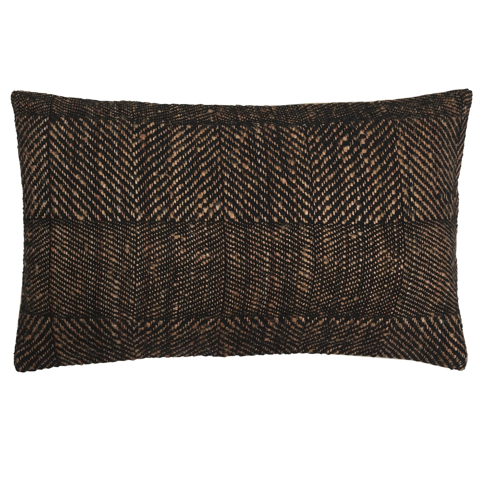 Jakobsdals Zoe Fringe Kuddfodral 30x50, Svart - Azalea Home