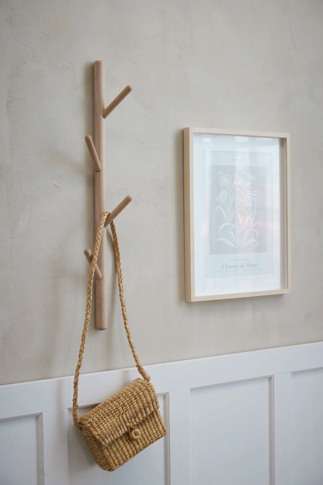 Lene Bjerre Ellie Klädhängare H75, White Wash - Azalea Home