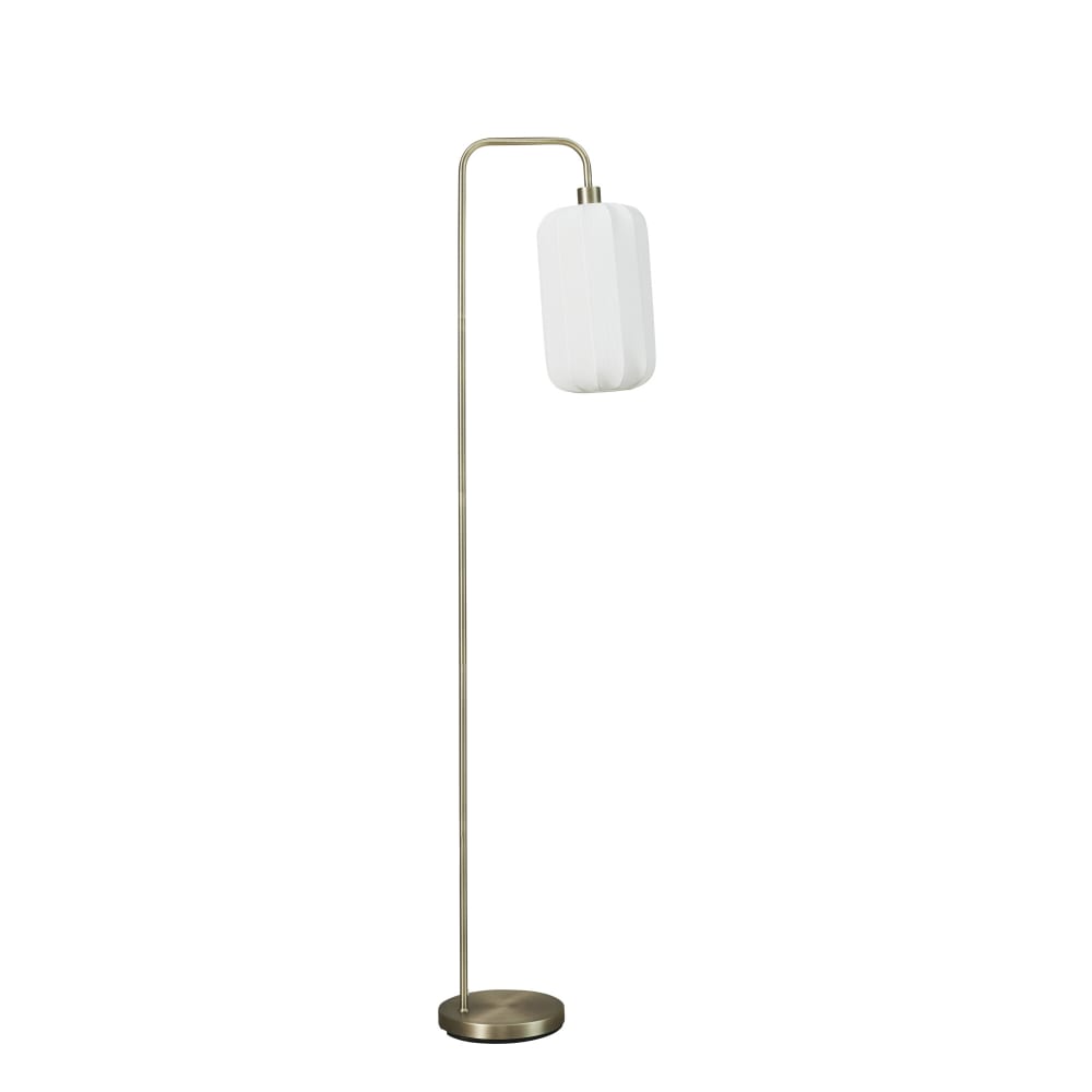Lene Bjerre Sashie golvlampa H160, Vit / Guld - Azalea Home