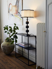 PR Home Judy lampskärm Natur/svart 35cm - Azalea Home