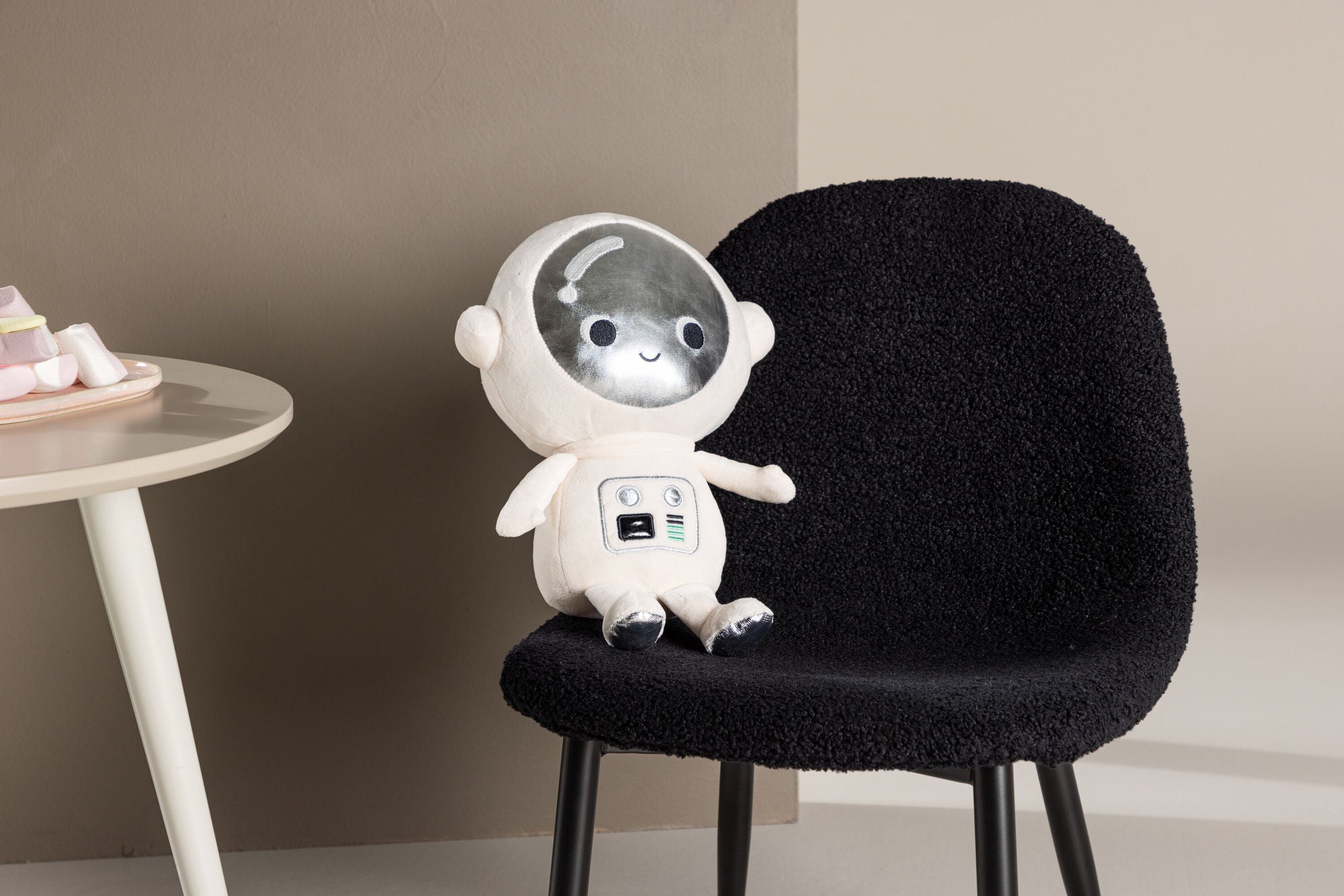 Teddy Barnstol Svart, 2-Pack