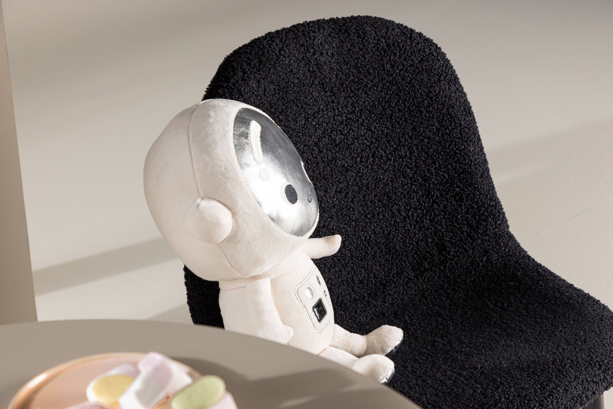 Teddy Barnstol Svart, 2-Pack