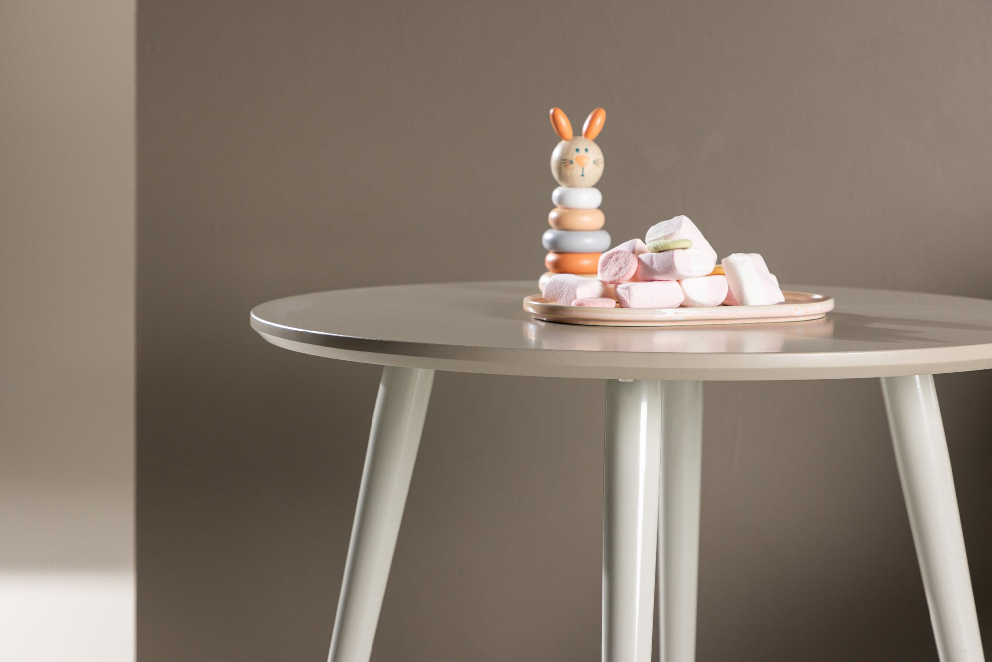 Plaza Barnbord Ø60, Beige