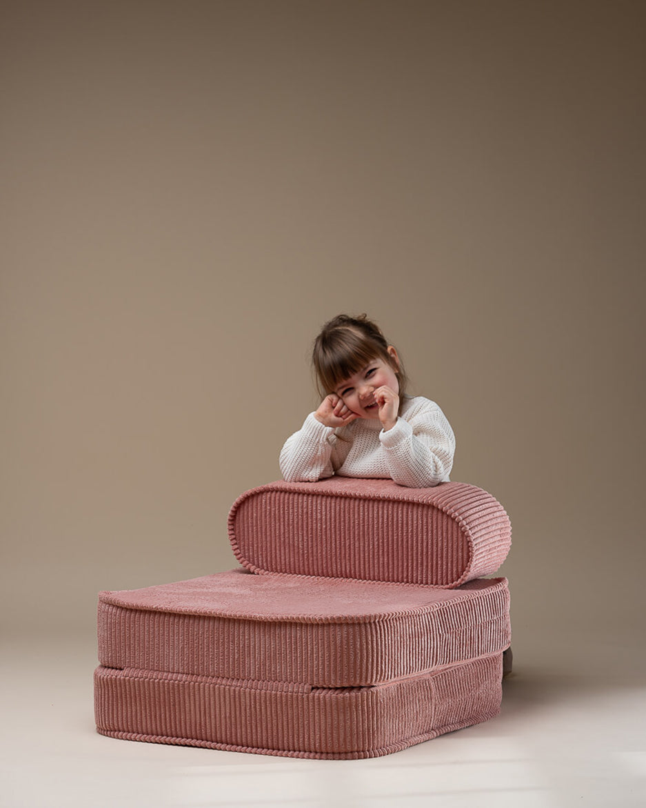 Flip Vikbar fåtölj, Pink Mousse