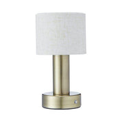 Tiara bordslampa Laddbar antikmässing
