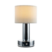 Tiara bordslampa Laddbar krom