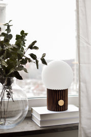Bordslampa Hubble 15 Valnöt