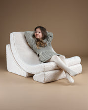Moon Barnfåtölj, Cream White