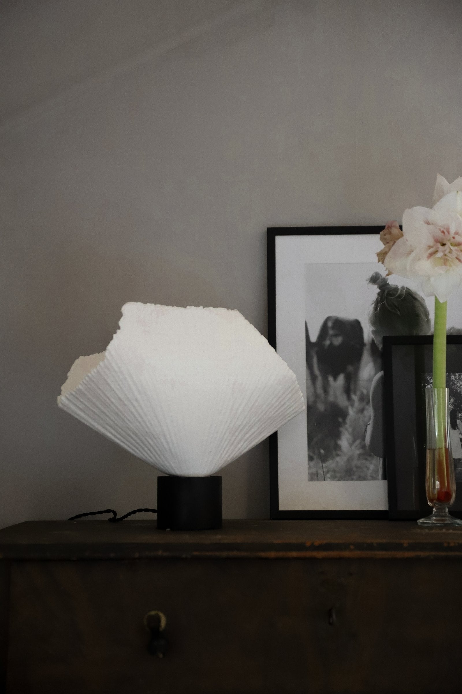 Bordslampa Tropez Natur/Svart