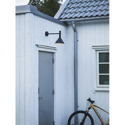 Tripp fasadlampa 230V IP44 svart 50cm