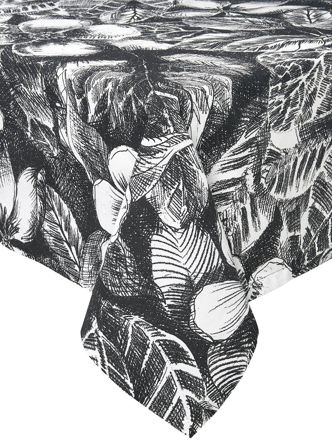 Sonia Duk Svartvit 140x250cm