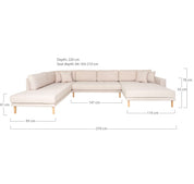 Lido U-soffa, Sand