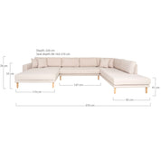 Lido U-soffa, Sand