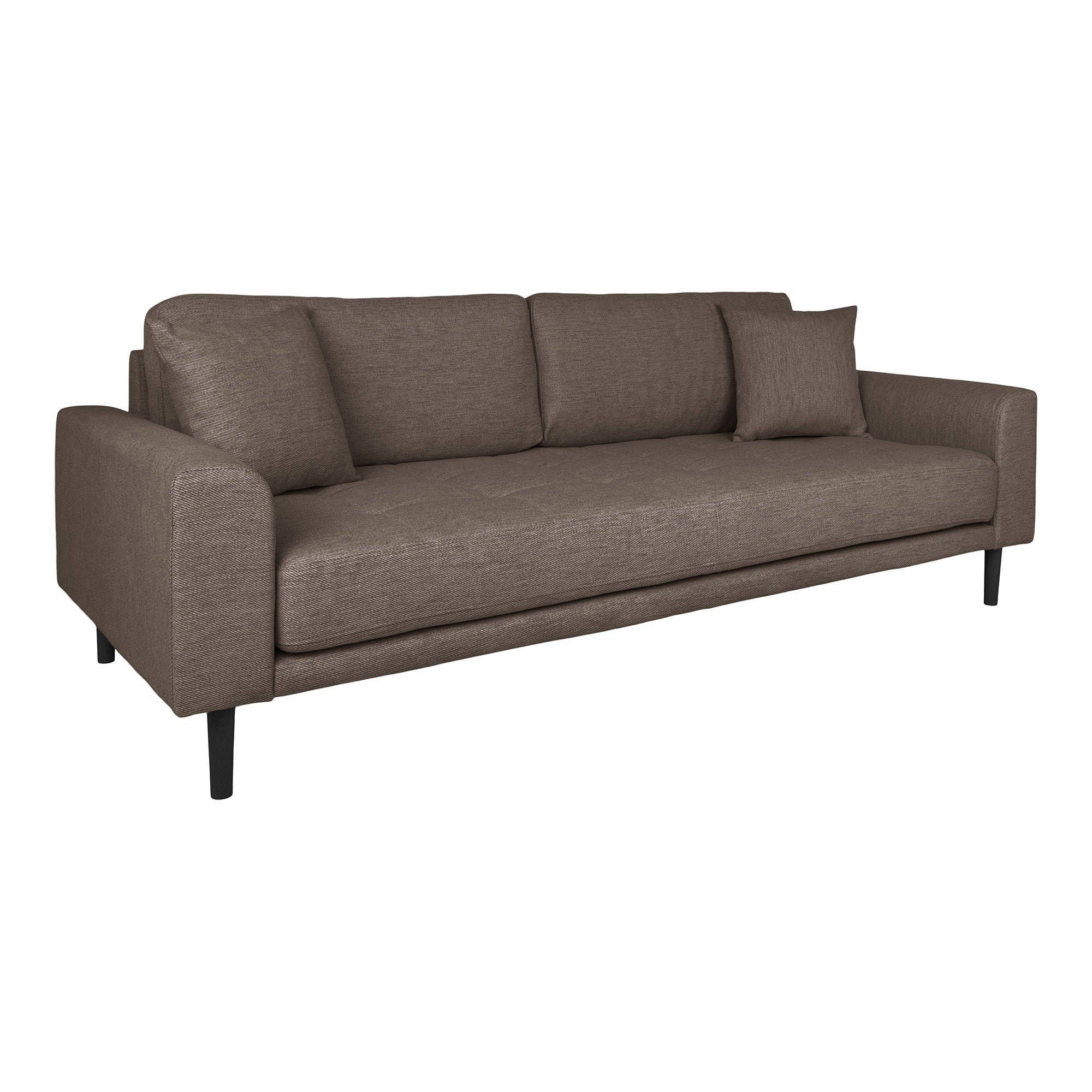 Lido 3-sits soffa, Brun