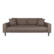 Lido 3-sits soffa, Brun