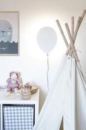 Vägglampa Balloon Vit