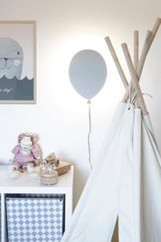 Vägglampa Balloon Grå