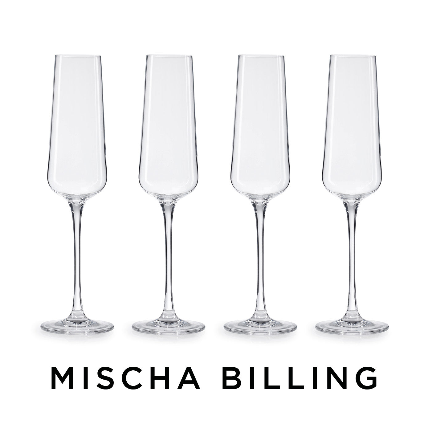 Champagneglas 4-pack