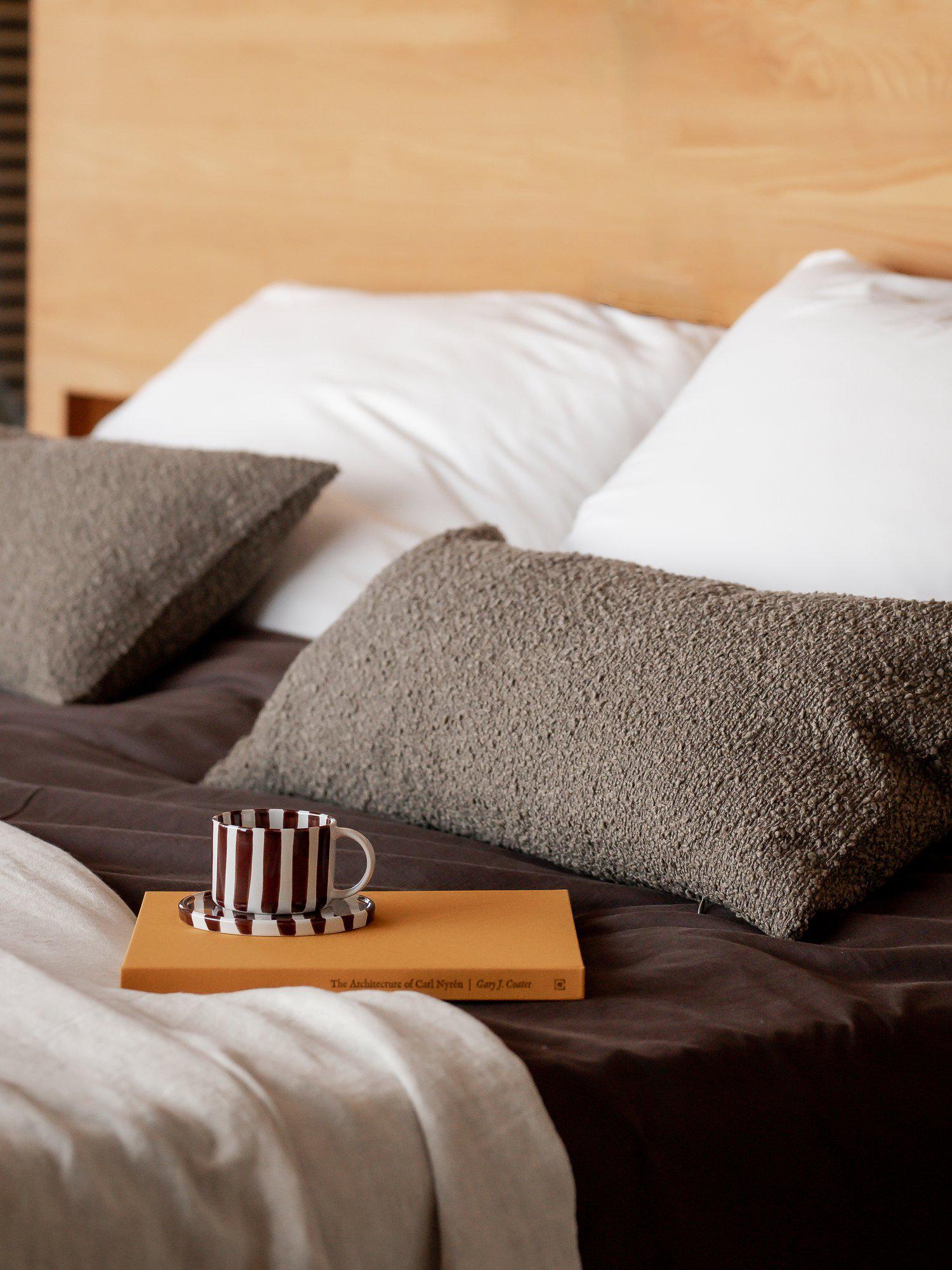 Trond Kuddfodral Nougat 35x80cm