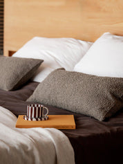 Trond Kuddfodral Nougat 35x80cm