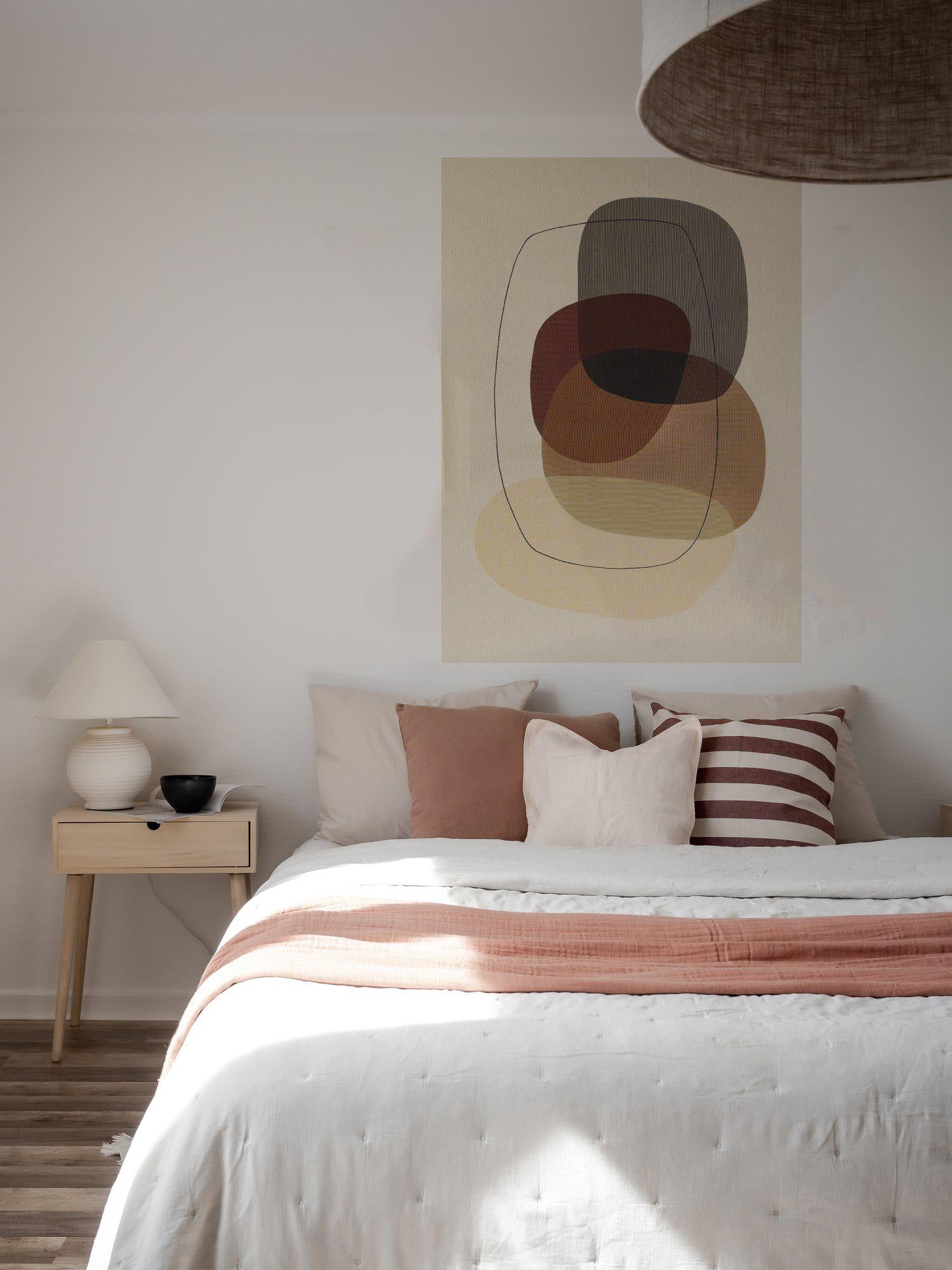 Oval Bonad Beige 100x127cm