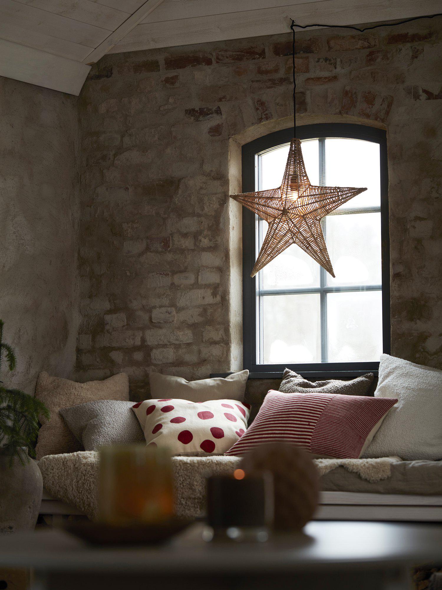 Dorte Kuddfodral Röd 50x50