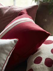 Majken Kuddfodral Röd 50x50cm