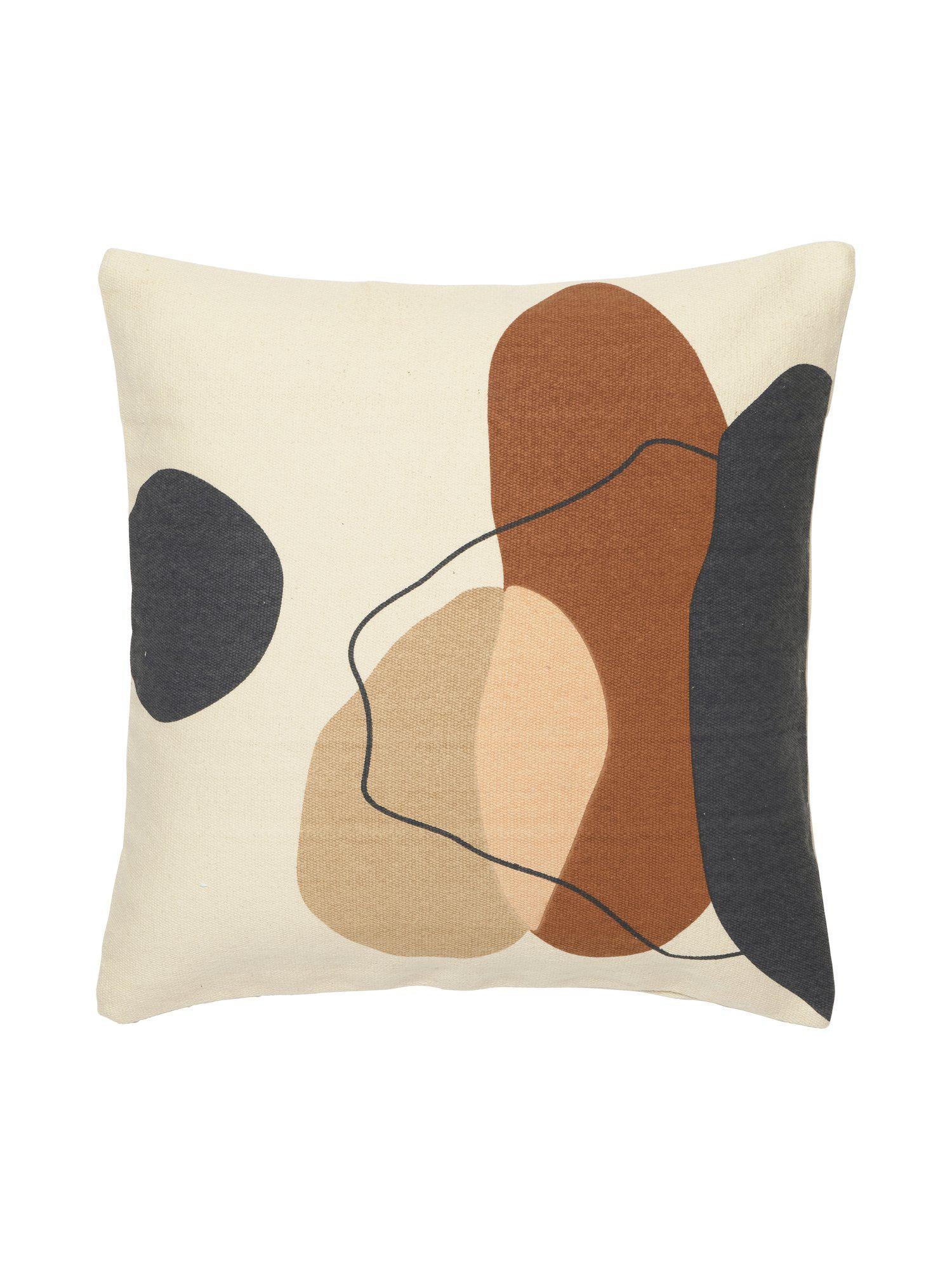 Stone Kuddfodral Brun 50x50cm