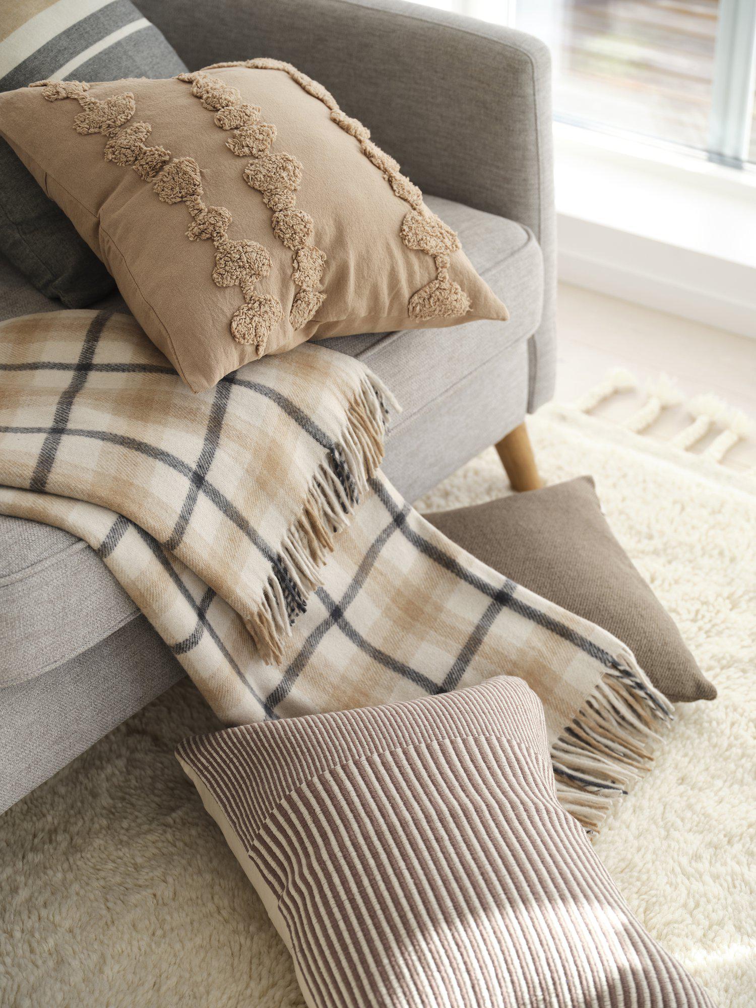 Tyra Kuddfodral Nougat 40x60cm