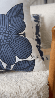 Aster XL Kuddfodral Blå 45x45cm