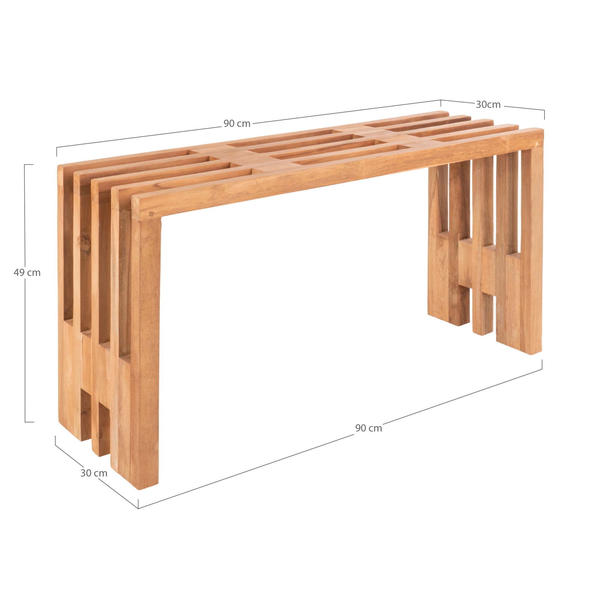 Benidorm Trädgårdsbänk, Teak