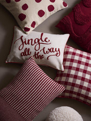 Jingle Kuddfodral Röd 35x50cm