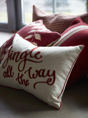 Jingle Kuddfodral Röd 35x50cm