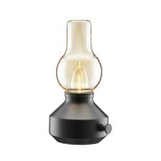 Glimt bordslampa Utomhus Laddbar svart